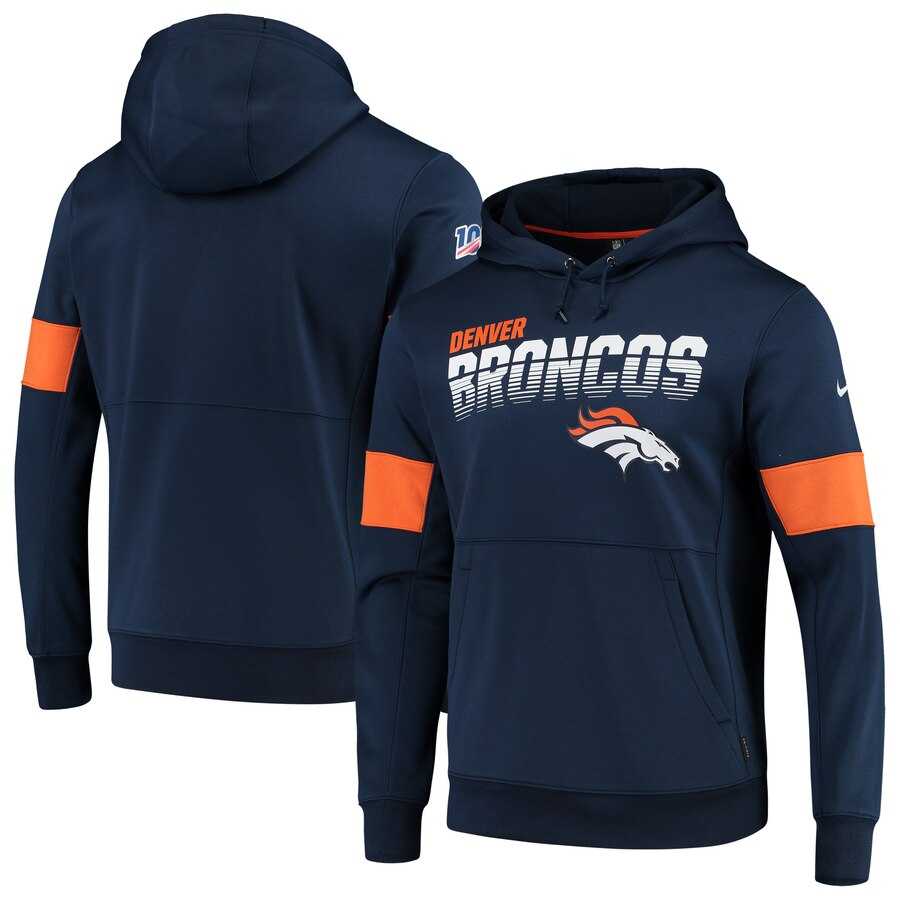 Denver Broncos Nike Sideline Team Logo Performance Pullover Hoodie Navy,We sell and wholesale Denver Broncos Nike Sideline Team Logo Performance Pullover Hoodie Navy on line form chian!